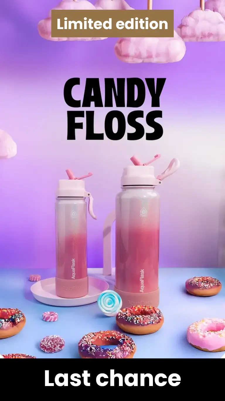 Candy Floss collection last chance Aquaflask