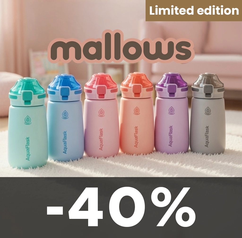 Mallows 40% AquaFlask termolahev kulacs